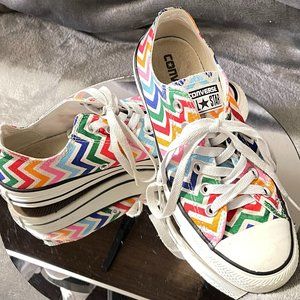 rainbow color converse